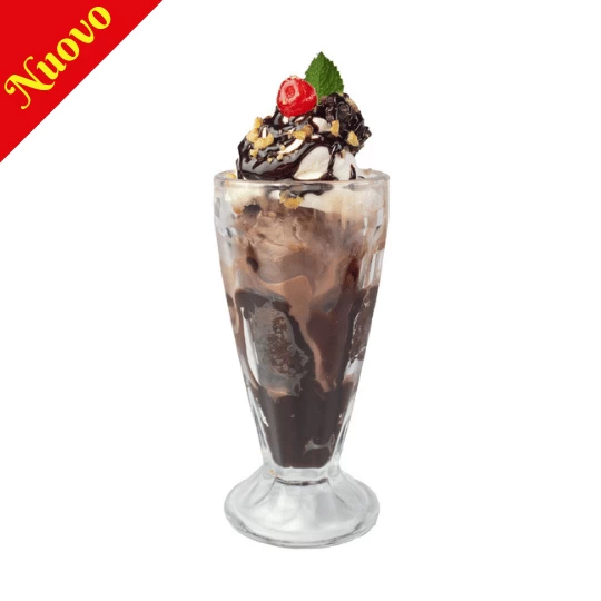 Copa De Brownie Nuez Con Helado